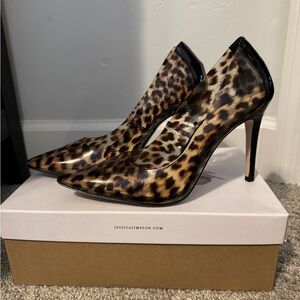 Jessica Simpson Leopard Print Stiletto Pumps | Size 9.5 | Worn Once